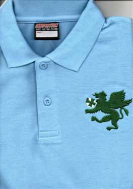 Mark Rutherford Upper Summer Polo Shirt (Sky+GreenLogo)