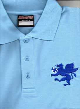 Mark Rutherford Upper Summer Polo Shirt (Sky+RoyalLogo)
