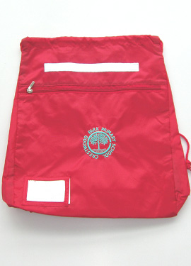 Crestwood Park Primary Premium Gym Bag (Red)