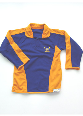 Newnham Middle Reversible Rugby Shirt (Royal/Amber)